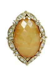  Orange Stone Ring