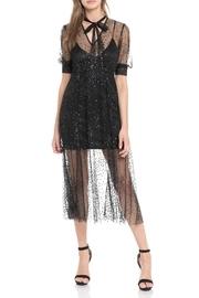  Sparkling Mesh Maxi-dress