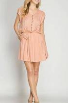  Alysse Apricot Dress