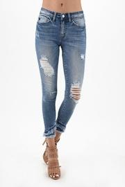  Kancan Double Frayed Crop