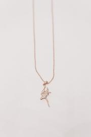 Rose Gold Ballerina Necklace