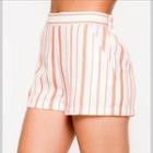  Red Hot Tomato Striped Shorts