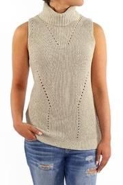  Pointelle Turtleneck Sweater