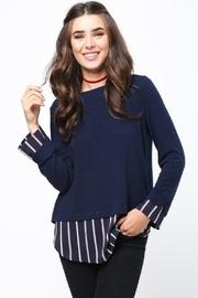  Stripe Combo Sweater