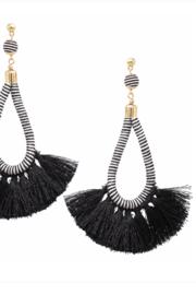  Wrapped Tassel Fringe Earrings