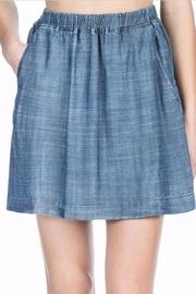  Cross Hatch Chambray Skirt