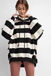  Oversized Stripe Pullover