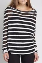  Striped Long Sleeves Top