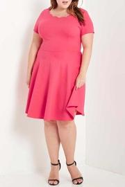  Scalloped Skater Dress