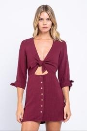  Wine Mini Dress