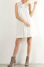  Cream Smock Dress