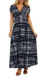 Crosscut Maxi Dress