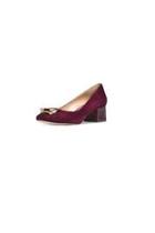  Purple Suede Pumps