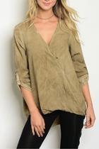  Acid Taupe Blouse
