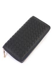  Dark Grey Weaved Wallet