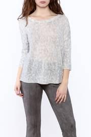  Soft Print Sweater