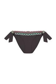 Printed Black Bikini Bottom
