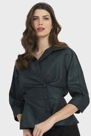 Iridescent Teal Blouse