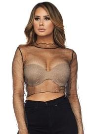  Glitter Mesh Top