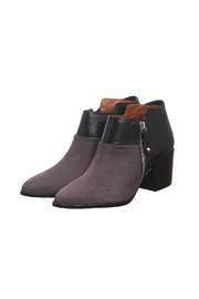  Grey Suede Booties