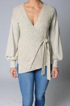  Ember Wrap Front Sweater