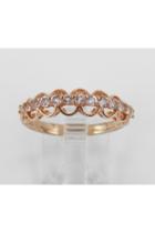  Morganite Wedding Ring Anniversary Band Rose Gold Size 7 Pink Aquamarine Gemstone Free Sizing