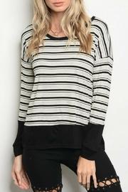  Cream Black Top