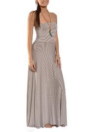  Stripe Bandeau Dress