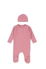  Bee & Dee Grey Modal Footie And Beanie