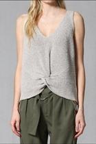  Front-twisted Sweater Top