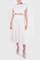  Crop-top Skirt Set