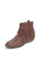  Knotted Fringe Bootie