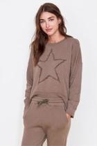  Star Embroidered Sweatshirt