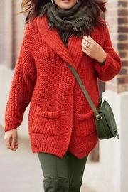  Pumpkin Knit Cardigan