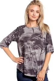  Contrast Heather Top