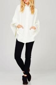  Knit Cape Cardigan