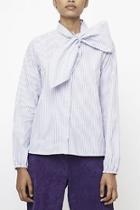 Striped Bow Shirt