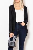  Open Sheer Cardigan Jacket
