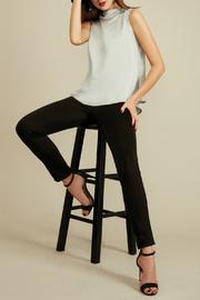  Sheila Satin Mock Neck Tank