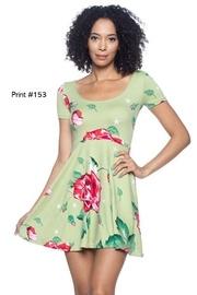  Green Flare Dress