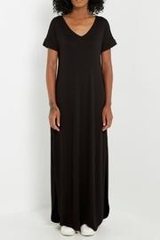  Black Pocket Tee-dress