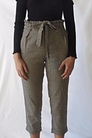  Hounds-tooth Tie Pants