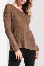  Teak Open-back Sweater