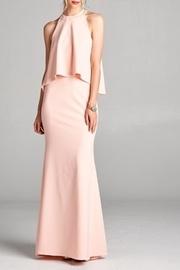  Blush Peplum Dress