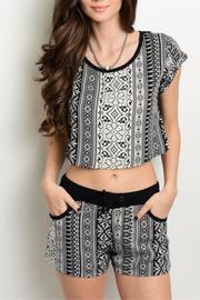  Printed Short Set