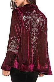 Velvet Beaded Jacket