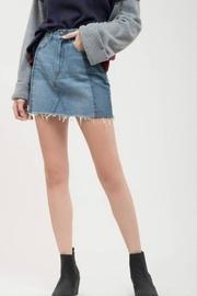  Two-tone Denim Skirt