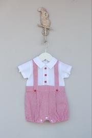  Red/white Gingham One-piece