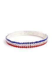  Patriotic Rhinestone Bracelet