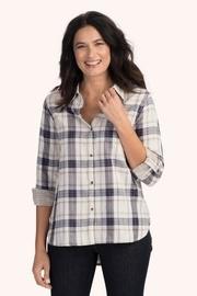  Sadie Autumn-plaid Blouse